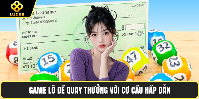 Game lô đề quay thưởng với cơ cấu hấp dẫn