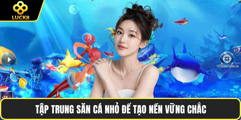 Tập trung săn cá nhỏ để tạo nền vững chắc